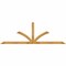 Ekena Millwork Richland Rough Sawn Timber Gable Bracket, Western Red Cedar, 108"W x 36"H x 2"D x 4"F, 8/12 Pitch GBW108X36X0204RIC00RWR - alternate 1